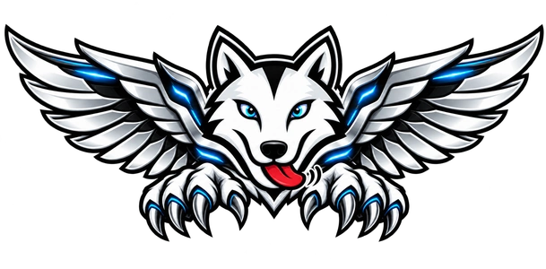 WOWLS! winged wolf emblem